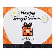 Kartenträger für Geschenkgutschein Happy Spring Celebration Belgien Sonstige