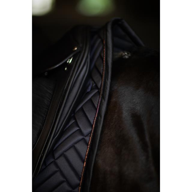 Schabracke Modern Dark Ocean Dressur Equestrian Stockholm Dunkelblau-Dunkelgrau